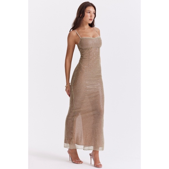 HOUSE OF CB Alondra Beaded Cocktail Dress size XS RETAIL $319 - Picture 5 of 11